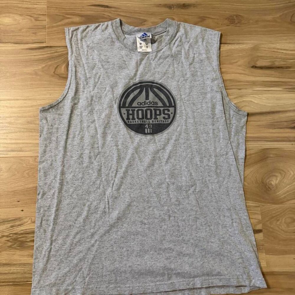 Vintage 00s Adidas Hoops basketball tank top Graphic Size XL